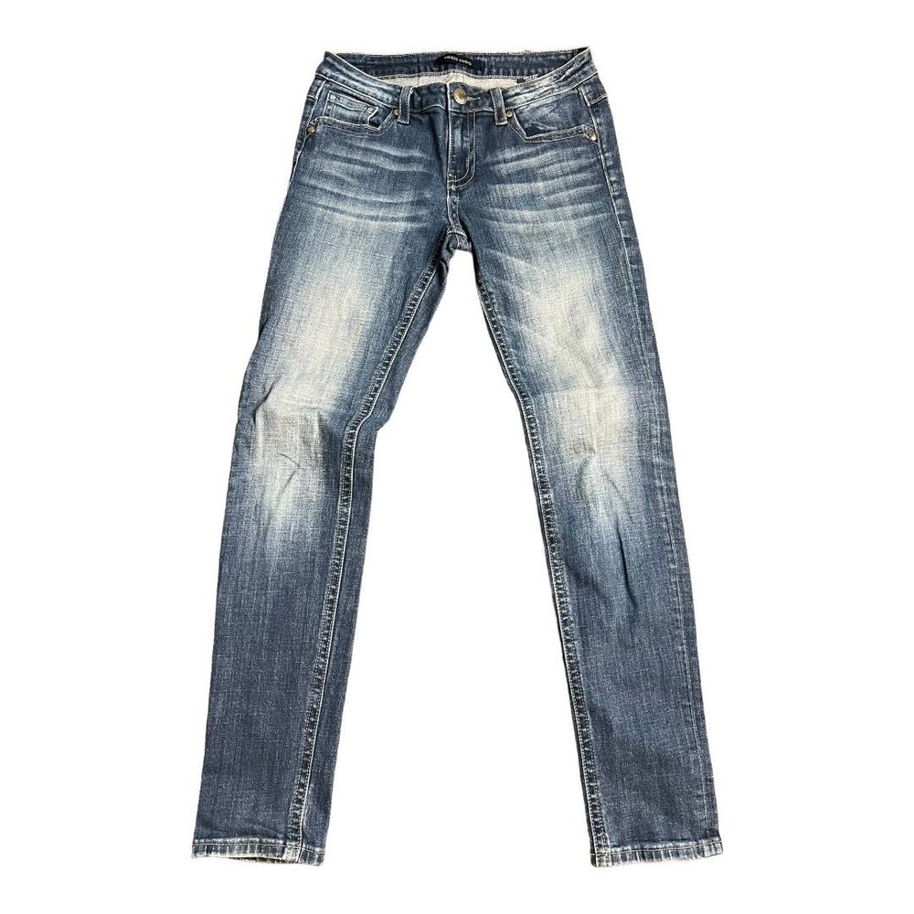 Vigoss Studio Jeans style P6138A Size 28 5/6 Fancy Stitch Embroidered Casual
